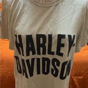Harley-Davidson Black and Gray Men's Tee